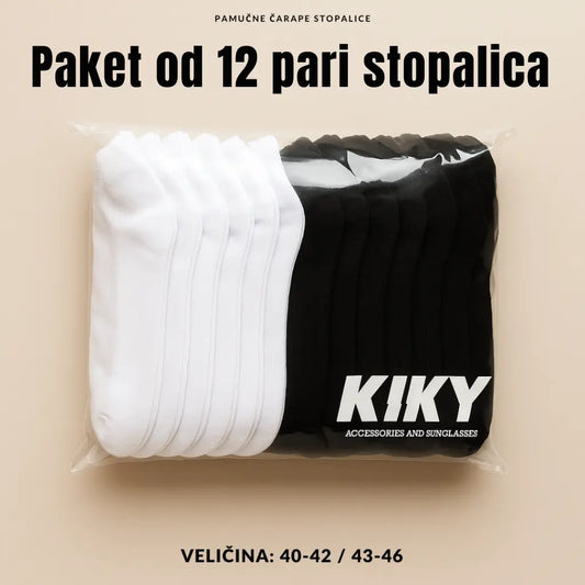 Pamučne stopalice -12 pari. - KIKY STORE