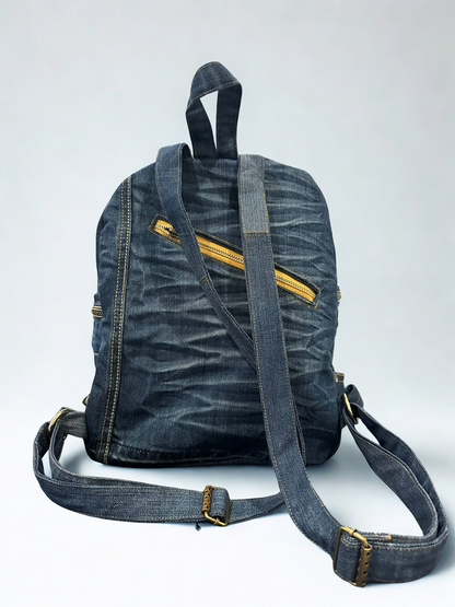 Unikatni Denim Ruksak – Golden Chain KIKY STORE