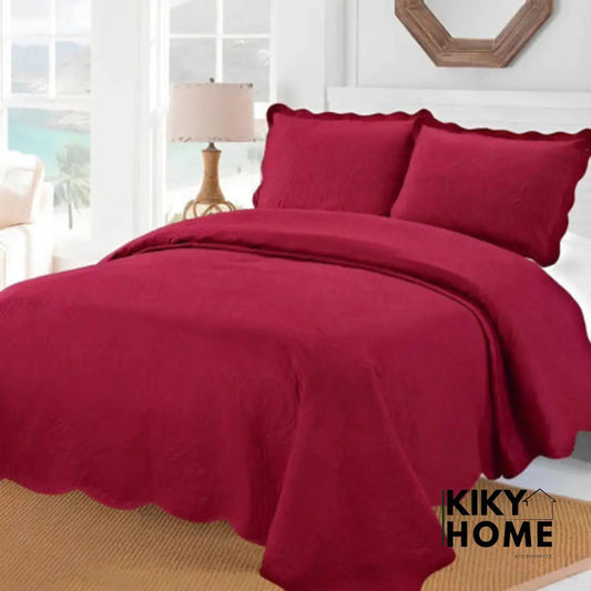Elegantni prekrivač 220x240cm + 2 jastučnice GRATIS - Crvena - KIKY STORE
