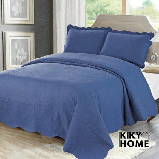 Elegantni prekrivač 220x240cm + 2 jastučnice GRATIS - Plava - KIKY STORE