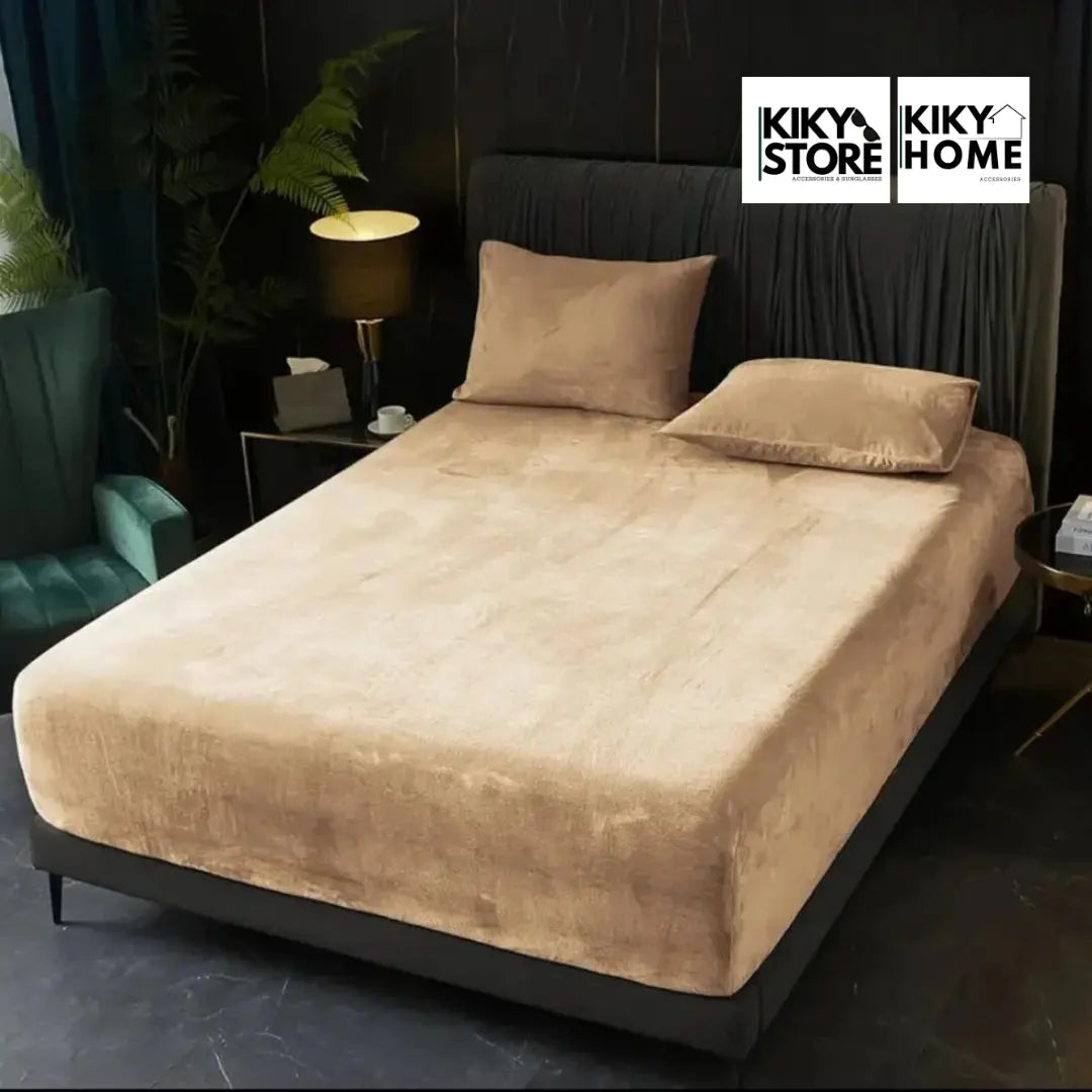 Flanel plahta s gumicom 200x200cm + 2 jastučnice GRATIS KIKY STORE