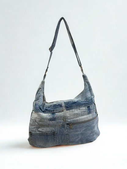 Unikatna Denim Torba “Jeans Chic” – ručno rađena KIKY STORE