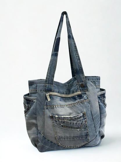 Denim Pocket torba unikat KIKY STORE