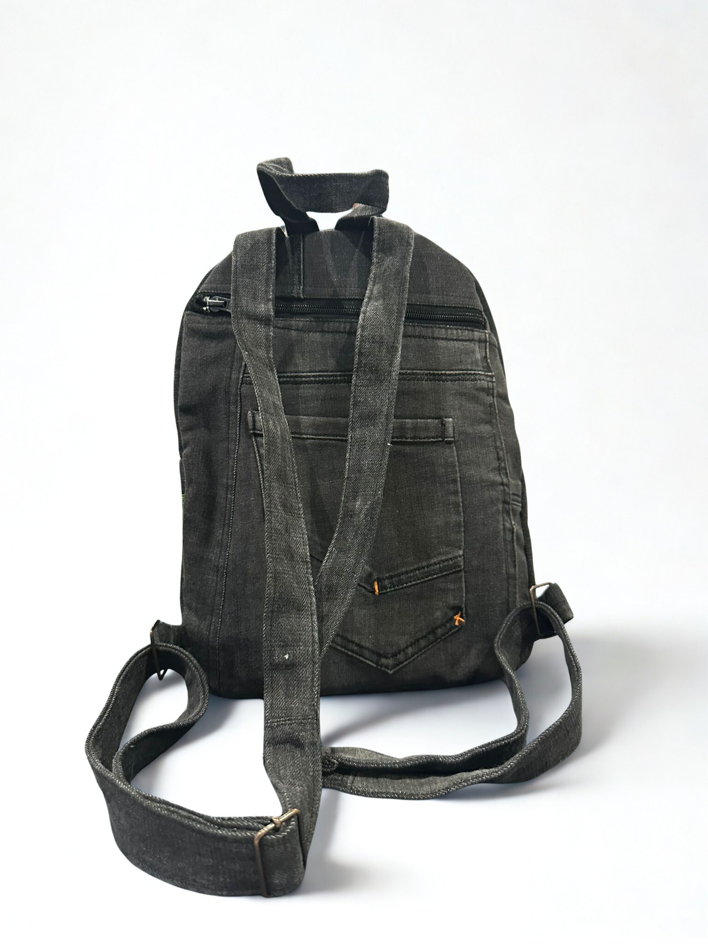 Denim ruksak “Black Green Urban” – UNIKAT KIKY STORE