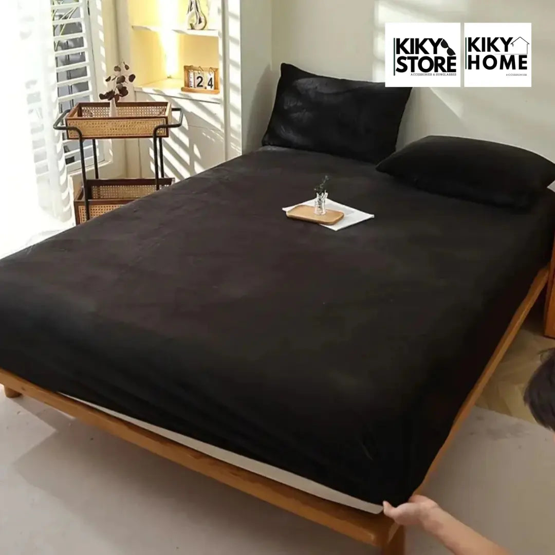 Flanel plahta s gumicom 200x200cm + 2 jastučnice GRATIS KIKY STORE