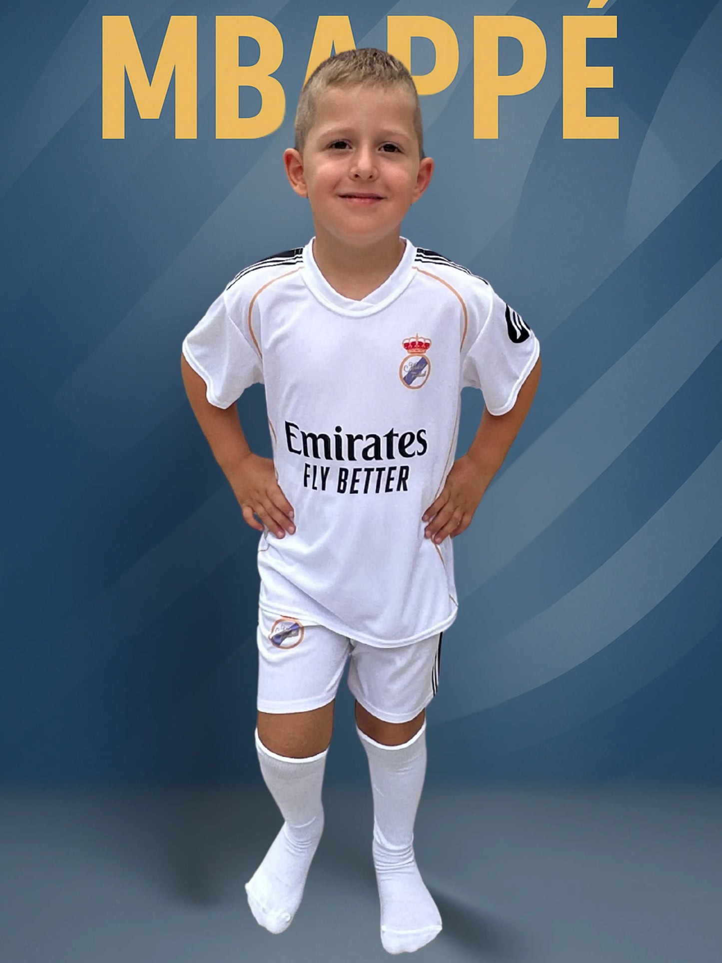 Dječji nogometni dres komplet Mbappe – Real BR 10 KIKY STORE