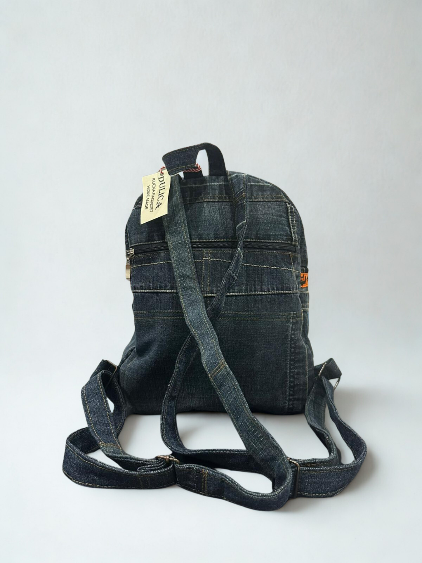 Denim ruksak “Urban Explorer” – Unikat 1/1 KIKY STORE