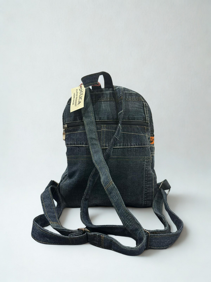 Denim ruksak “Urban Explorer” – Unikat 1/1 KIKY STORE