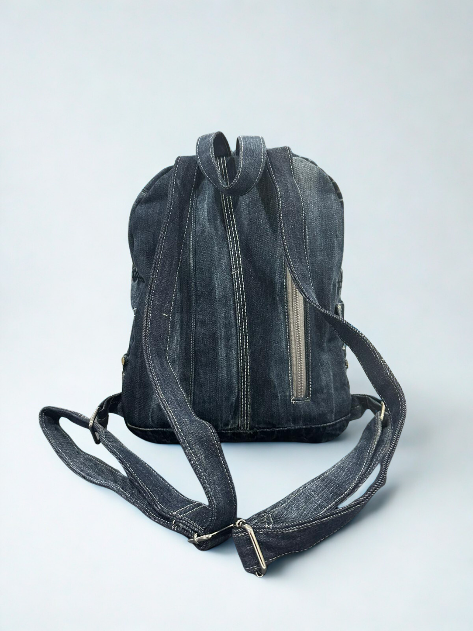 Denim ruksak “Seagull Classic” – Unikat 1/1 KIKY STORE
