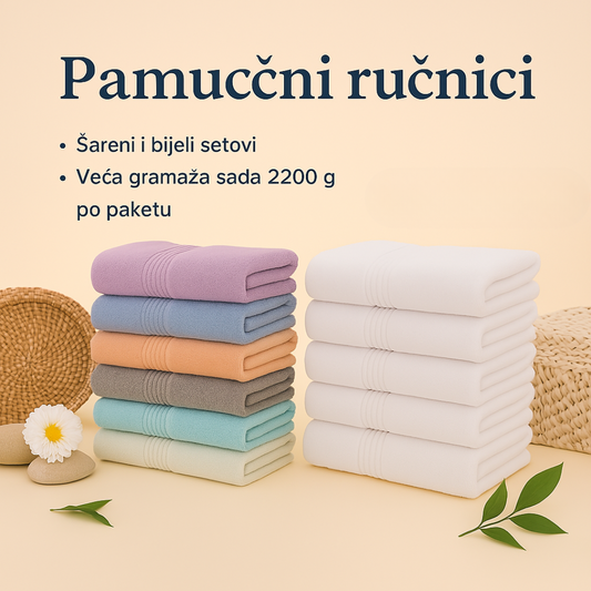 Pamučni ručnici-2200 grama