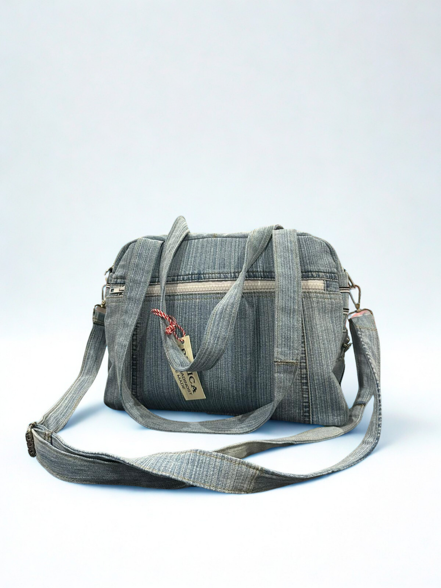 Denim torba “Wild Journey” – ručni rad, KIKY STORE
