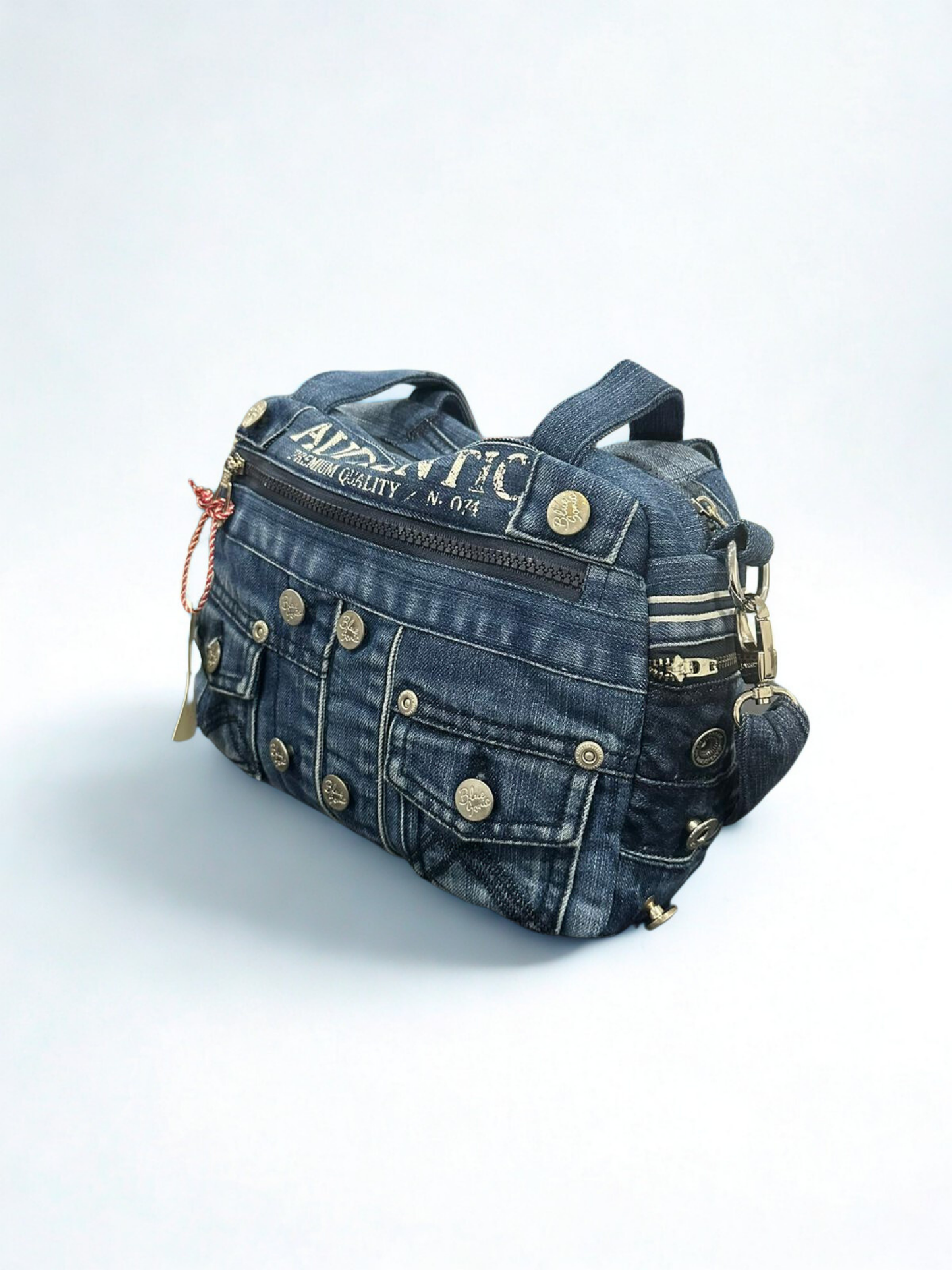 Denim torba “Authentic Blue” – ručni rad, KIKY STORE