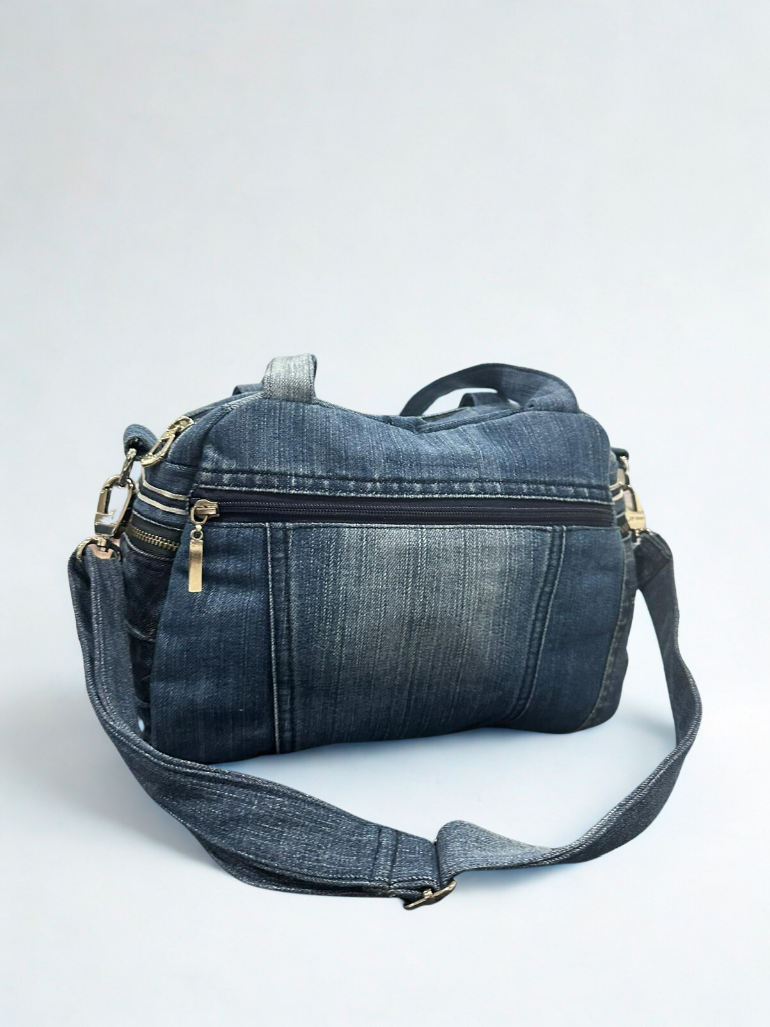 Denim torba “Authentic Blue” – ručni rad, KIKY STORE