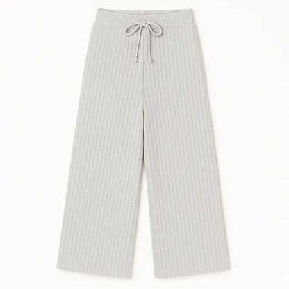 Pamučne rebraste culotte hlače - KIKY STORE