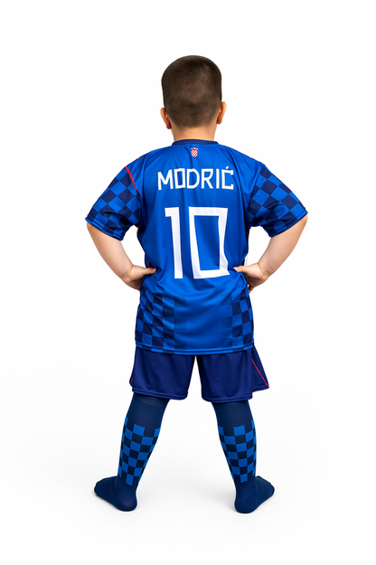 Hrvatski nogometni dres 2026 Modric Plavi - SET 1 majica hlacice