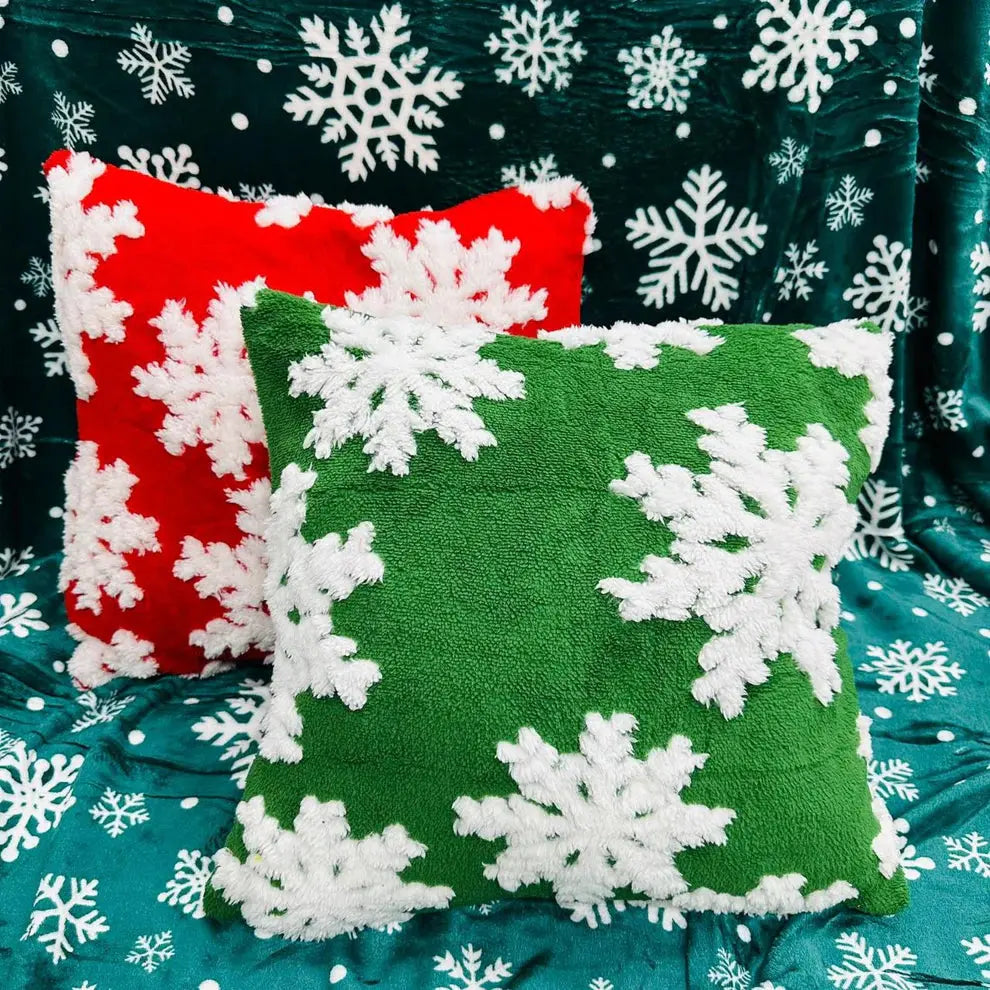 Čupava pliš jastučnica Pahuljica 45×45 cm KIKY STORE