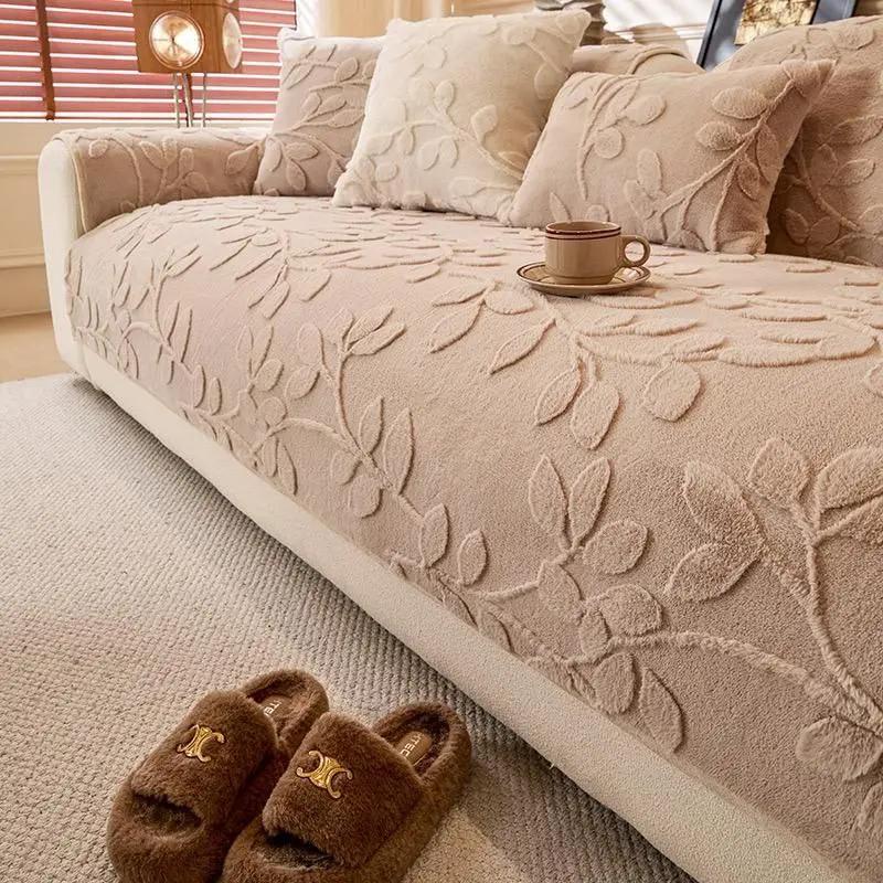 HomeElegance – čupavi pliš prekrivači za sofe Kiky Store