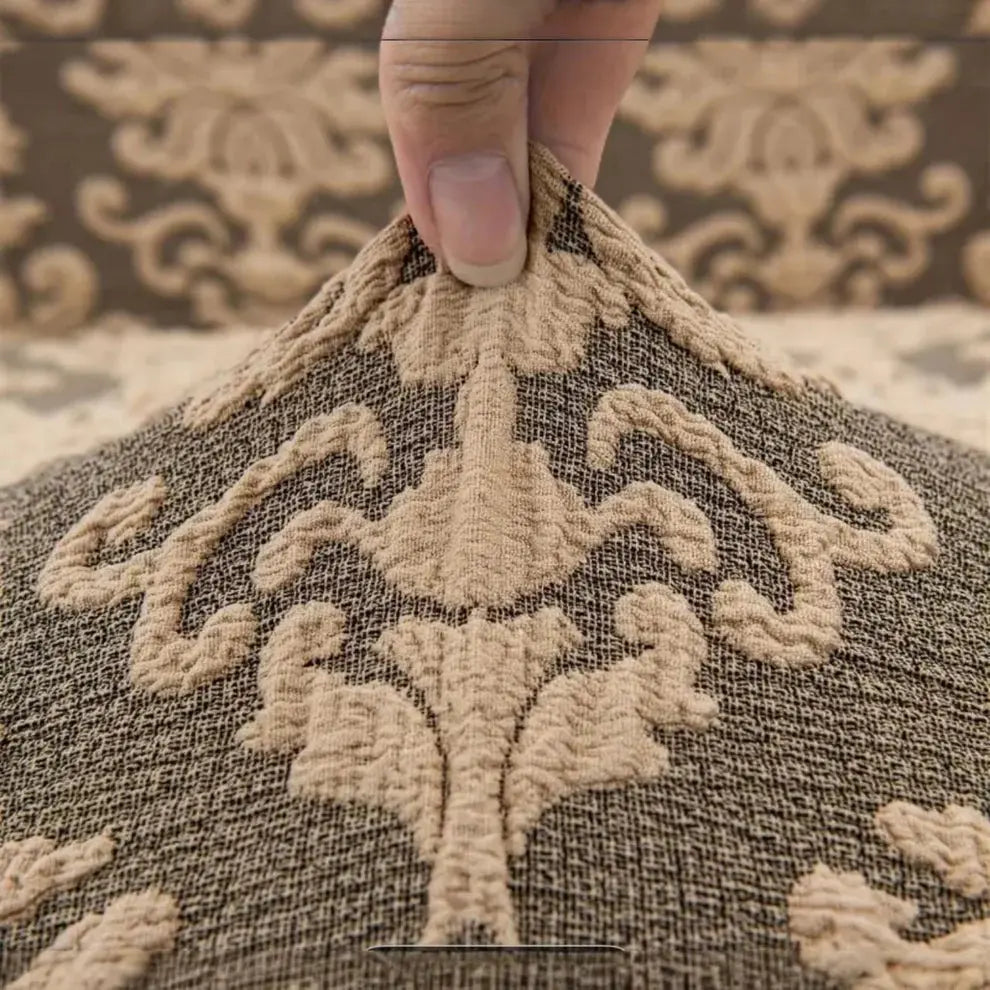 Dekorativne navlake za trosjed, dvosjed i fotelju-Reljefni Barok Uzorak KIKY STORE