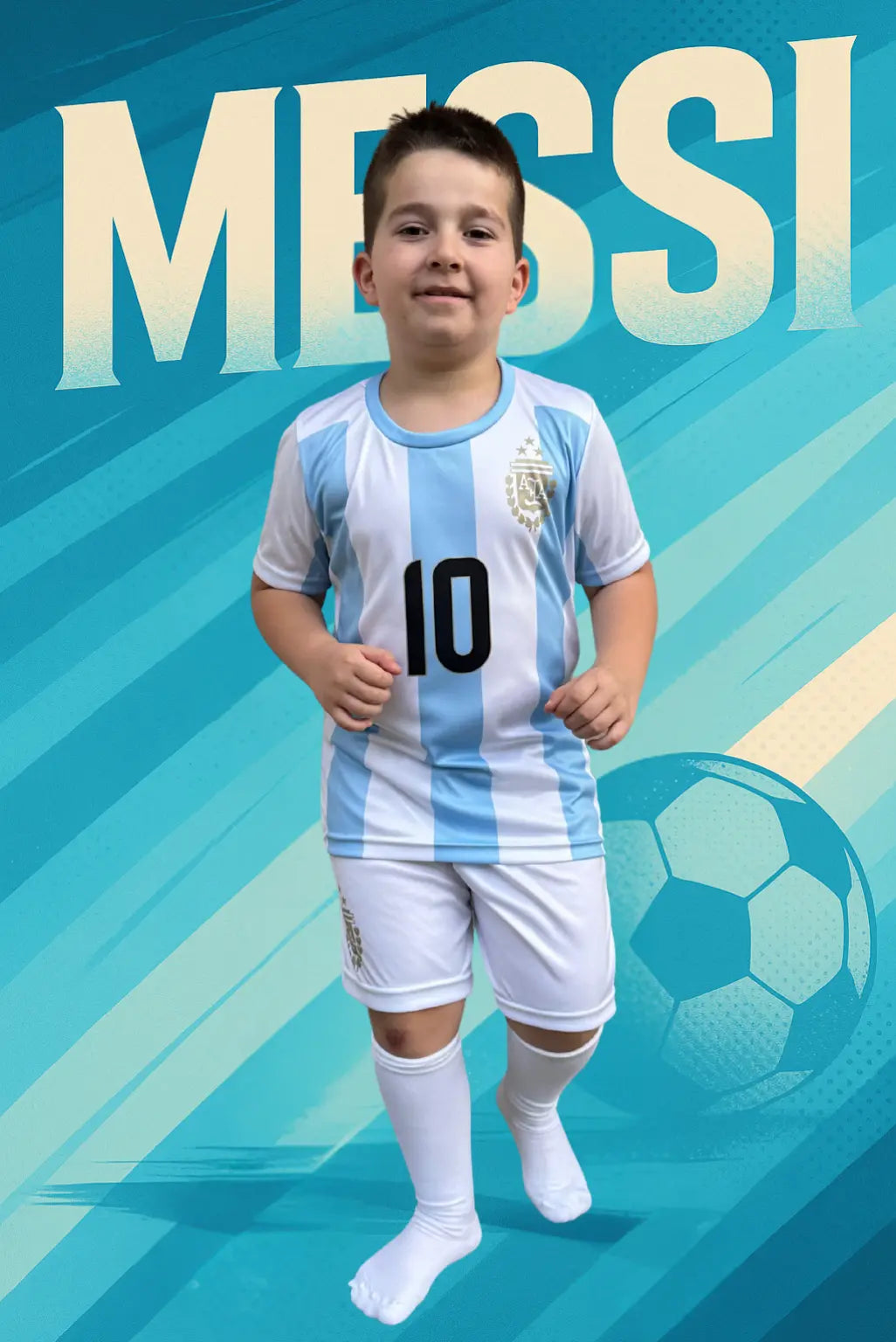 Dječji dres nogometni komplet Messi- Argentina - KIKY STORE
