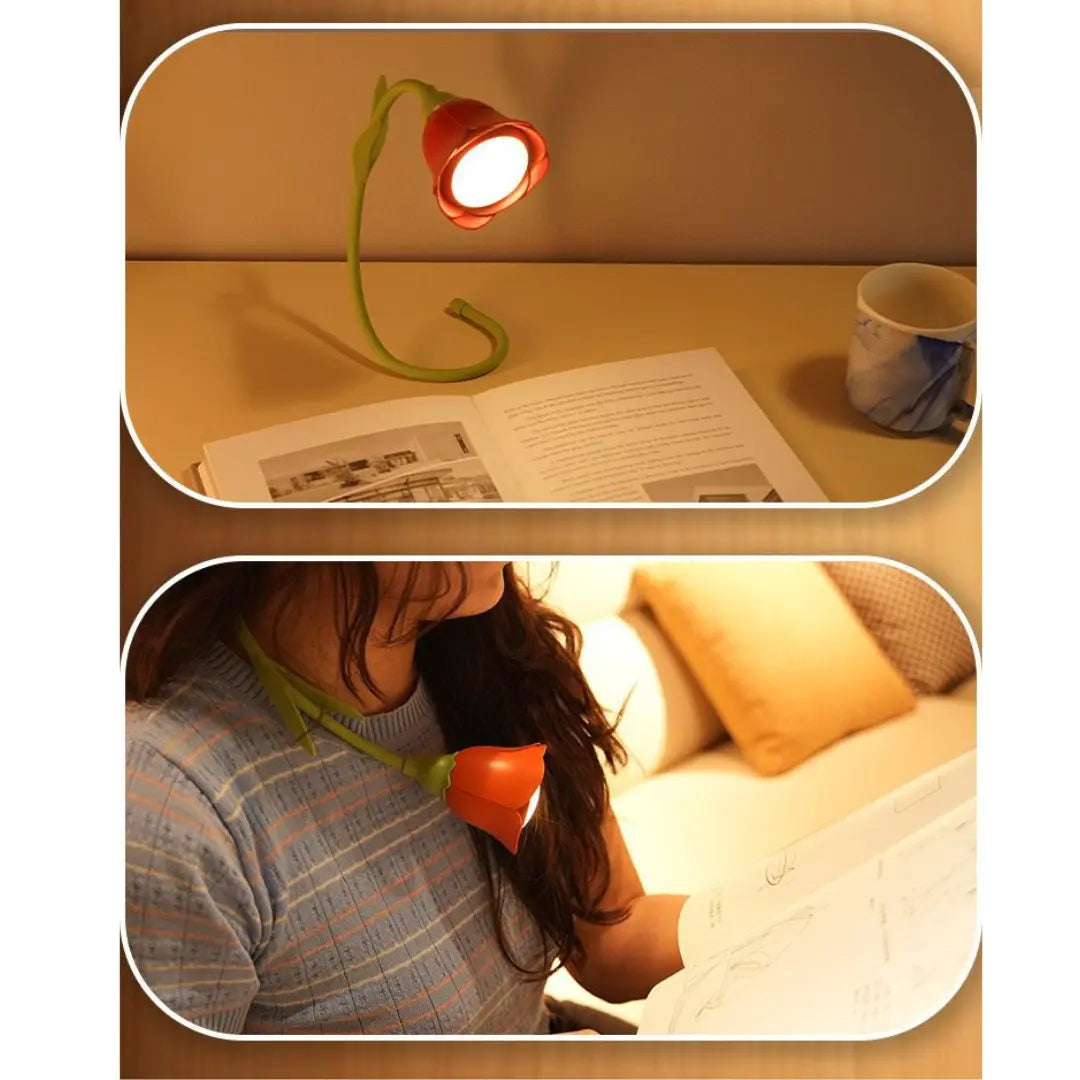 USB punjiva ruža lampa-FloraGlow - KIKY STORE