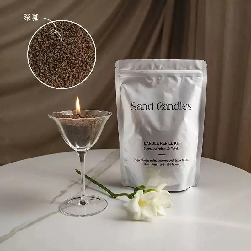 DIY set Sand Candle – pijesak za svijeće 500 g + 10 fitilja KIKY STORE