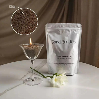 DIY set Sand Candle – pijesak za svijeće 500 g + 10 fitilja KIKY STORE