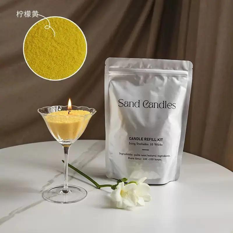 DIY set Sand Candle – pijesak za svijeće 500 g + 10 fitilja KIKY STORE
