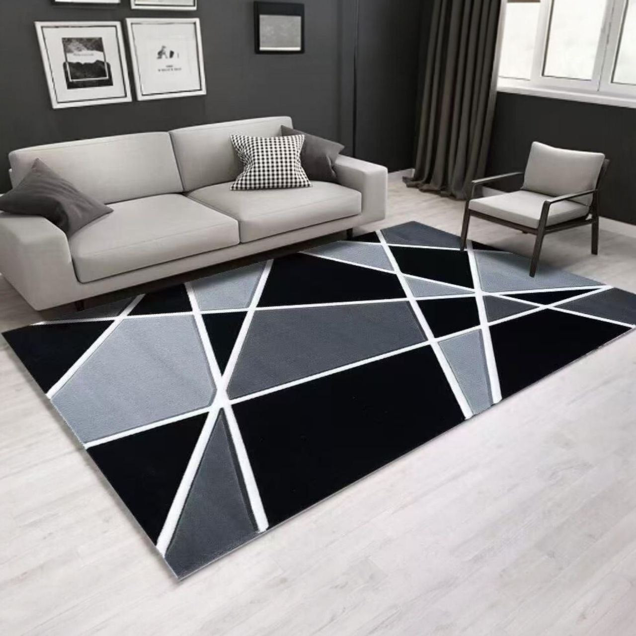 Moderni tanji tepih Soft line model 18 - Kiky store
