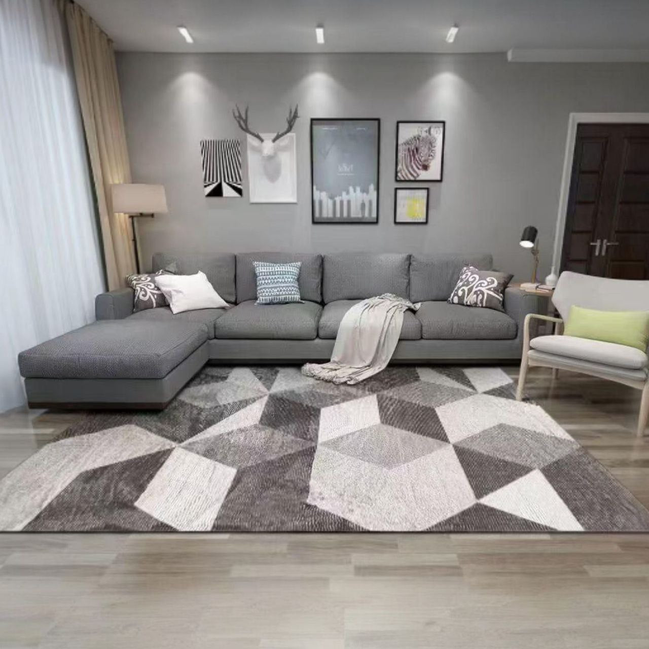 Moderni tanji tepih Soft line model 22 - Kiky store