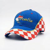 Croatia Šilterica – Plava s Kartom i Zlatnim Natpisom