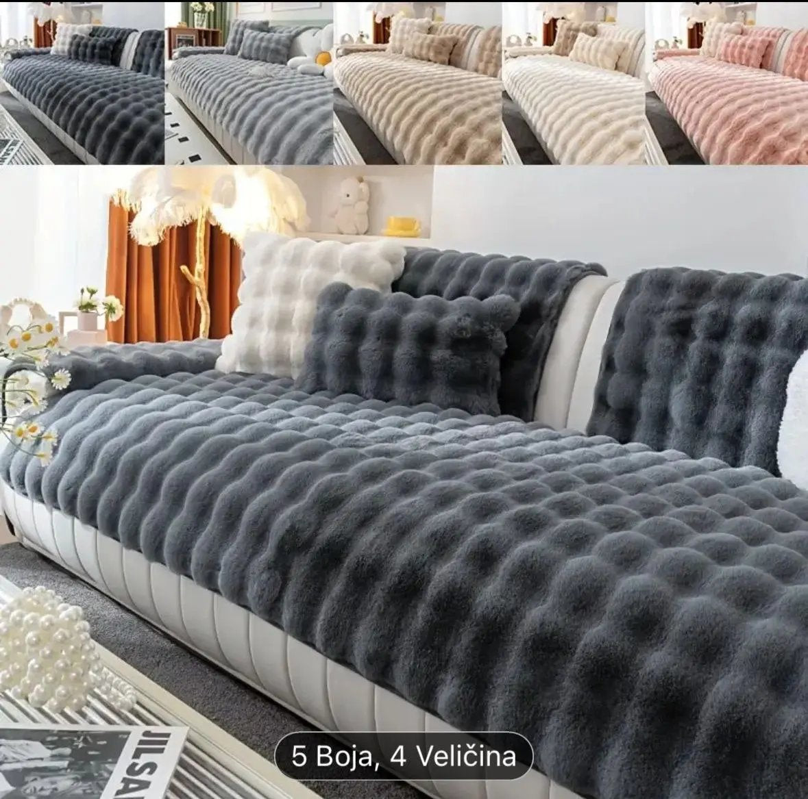 Valoviti pliš prekrivači KIKY STORE