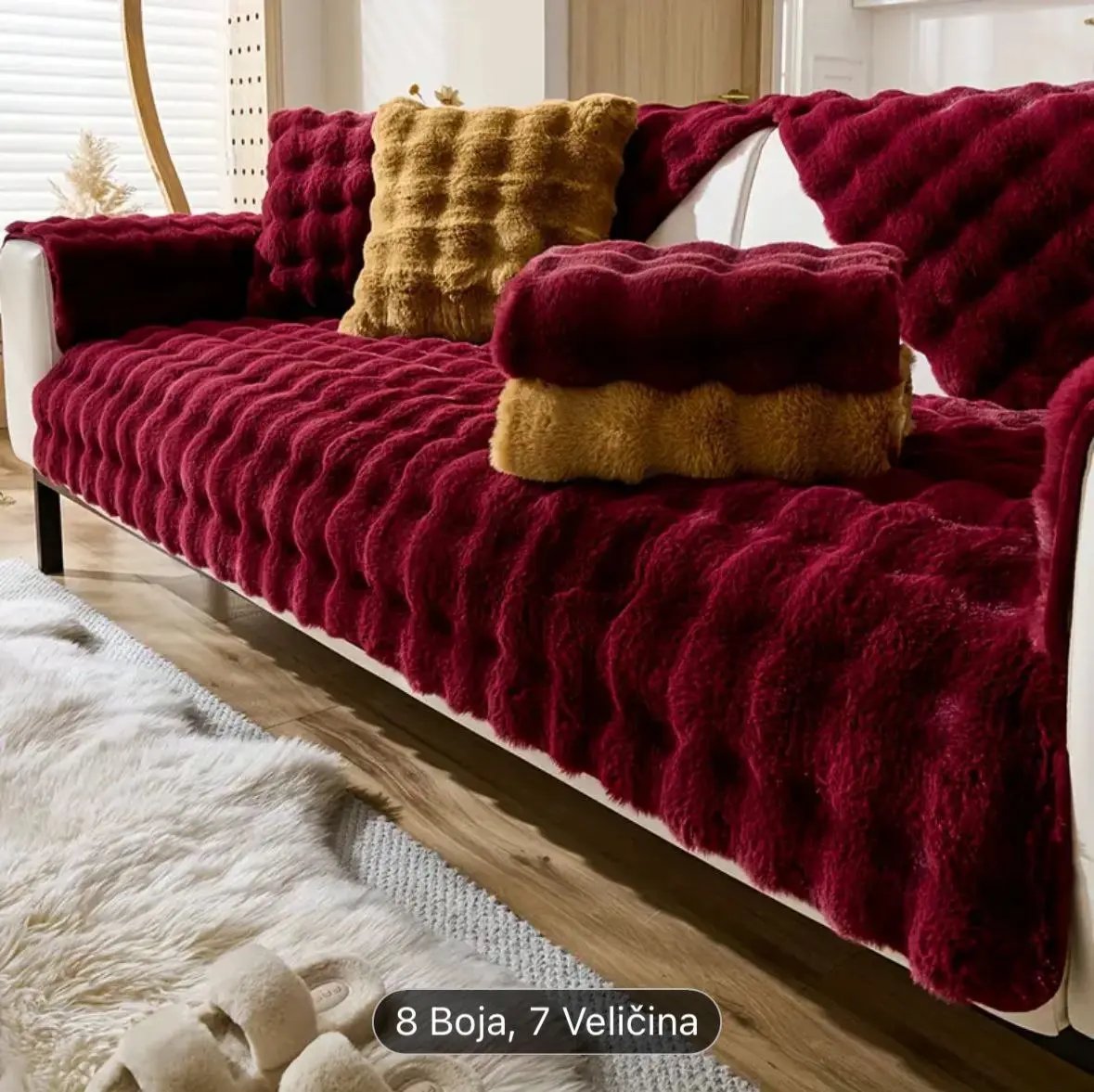 Valoviti pliš prekrivači KIKY STORE