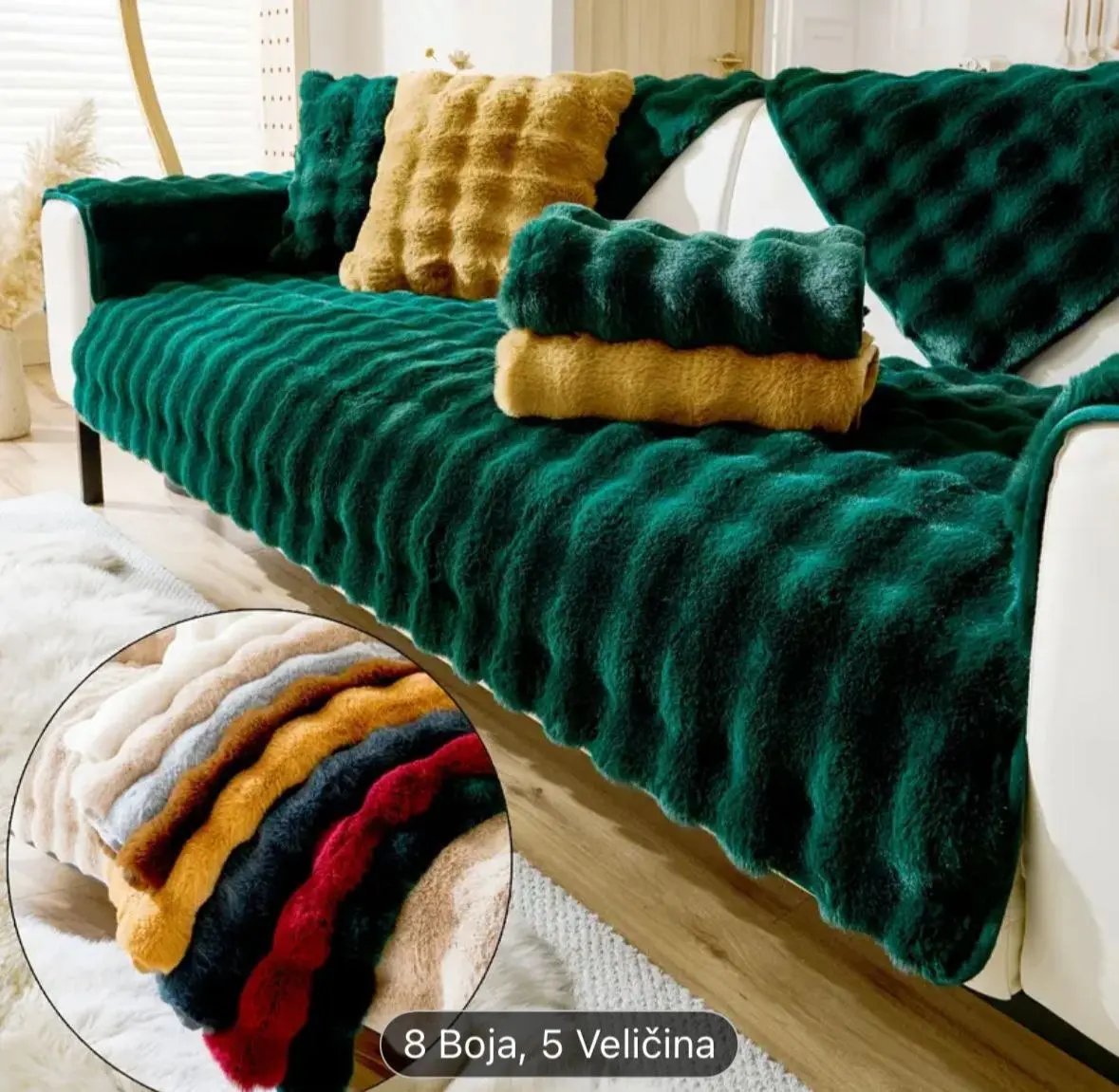 Valoviti pliš prekrivači KIKY STORE