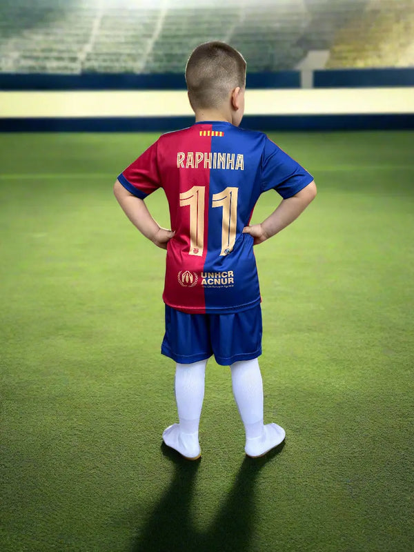 Dječji nogometni dres komplet Raphinha – Barca - KIKY STORE