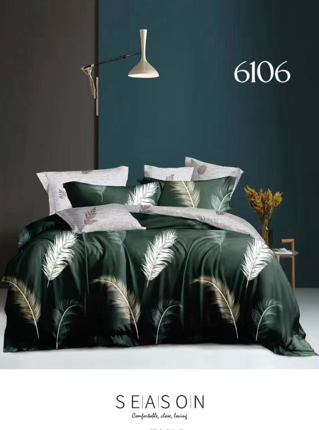 Posteljina Forest Feather (6 dijelova) KIKY STORE