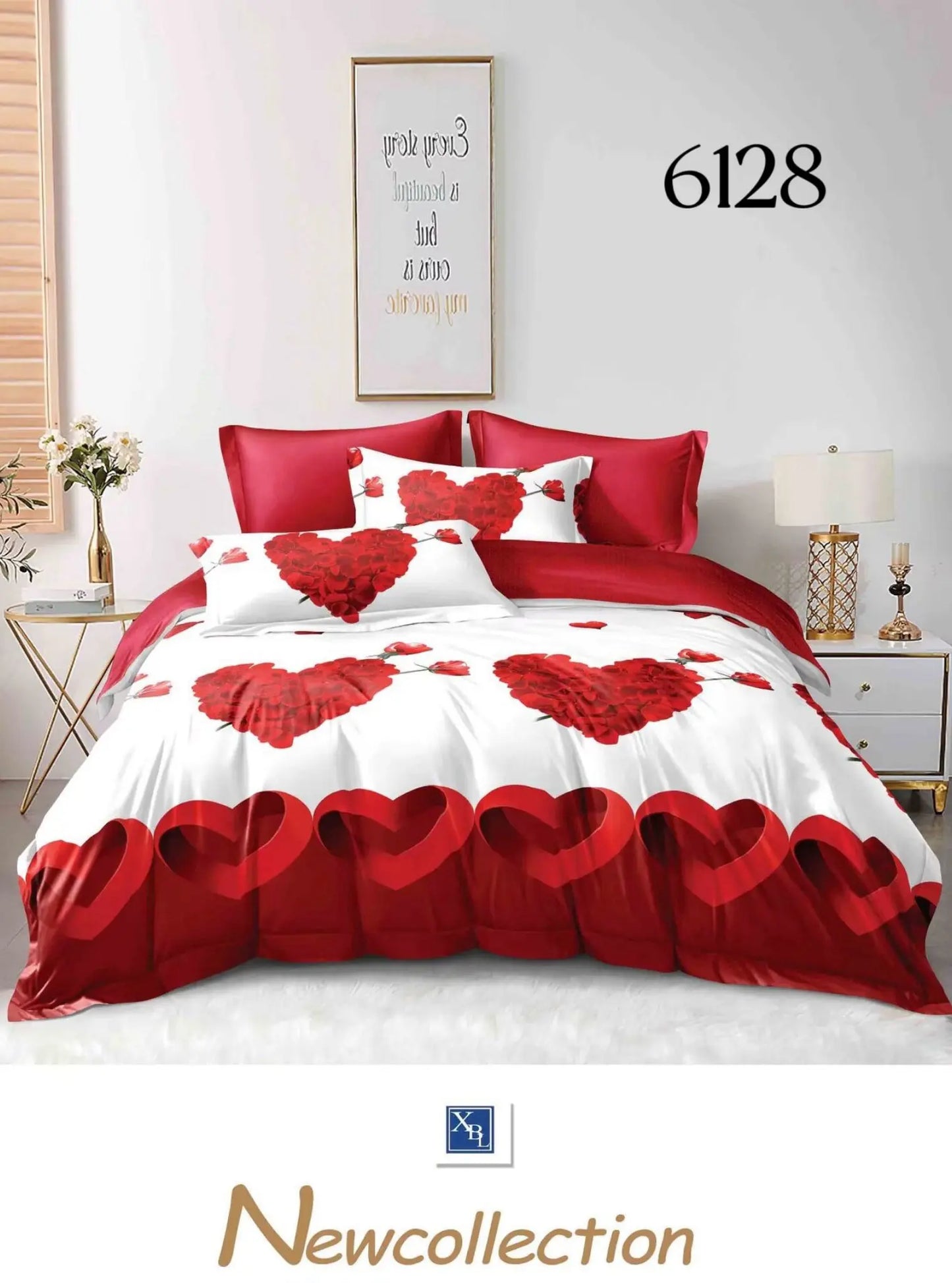 Posteljina Red Heart Romance (6 dijelova)