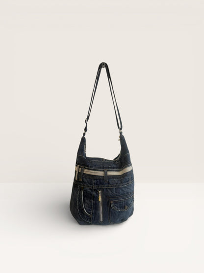 Denim Unikatna Torba „Urban Pocket“ – Ručni Rad