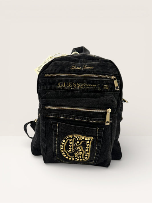 Denim Unikatni Ruksak „Gold Denim“ – Ručni Rad
