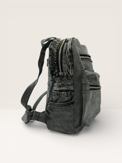 Denim Ruksak „Grey Vintage“ – Ručni Rad