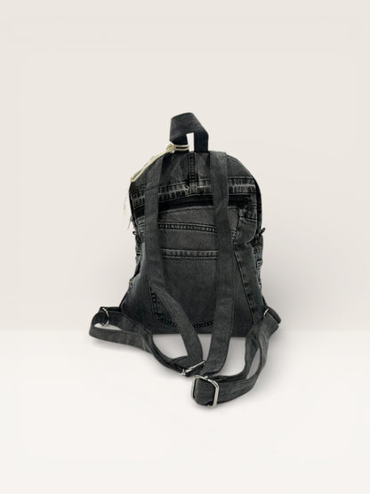 Denim Ruksak „Grey Vintage“ – Ručni Rad