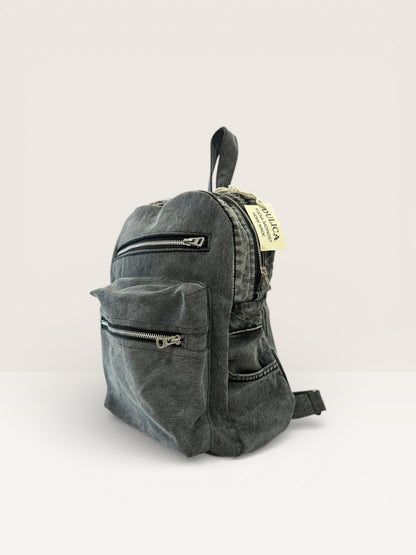Denim Ruksak „Grey Vintage“ – Ručni Rad