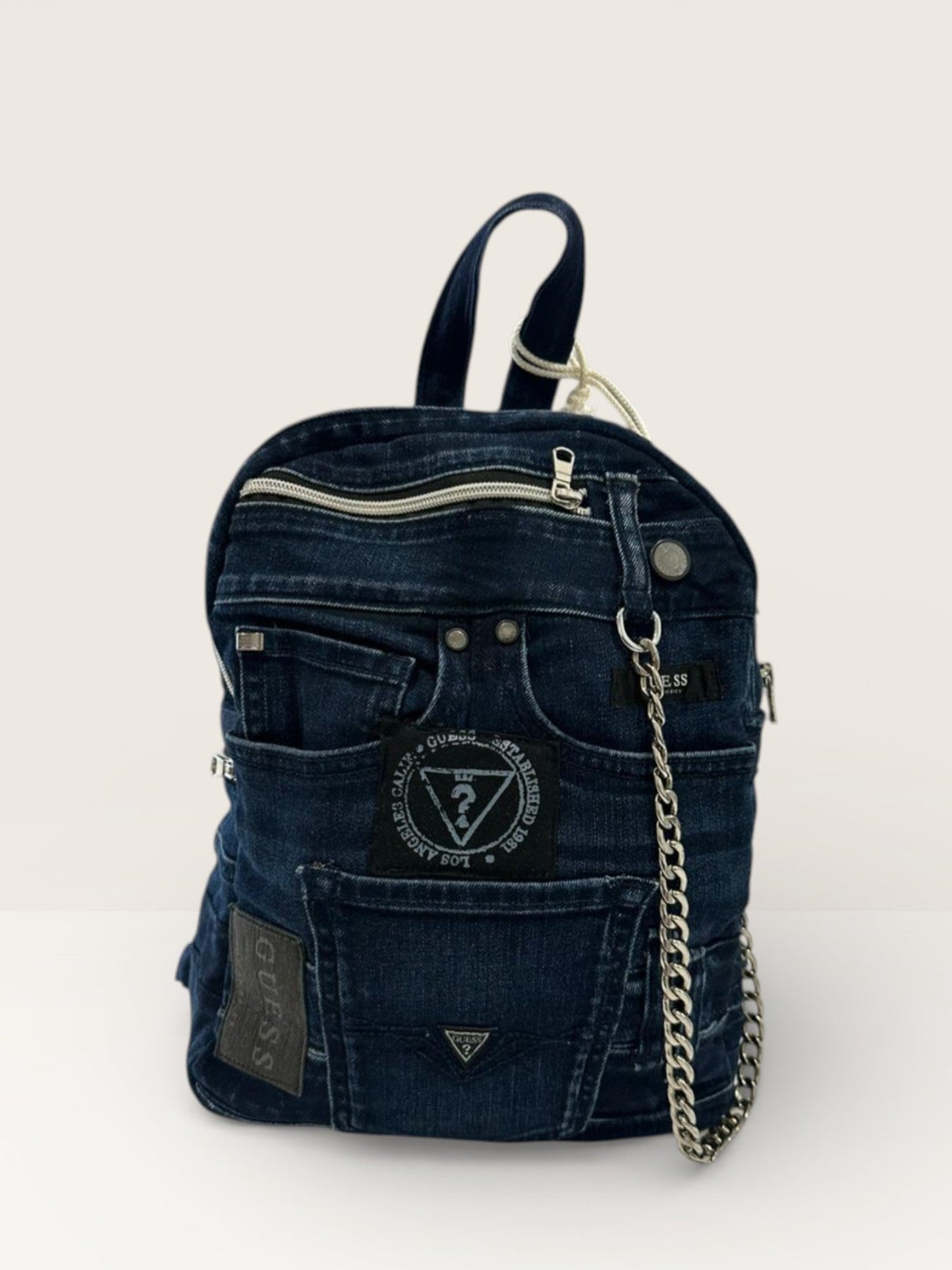 Denim Ruksak „Urban Chain 2“ – Ručni Rad