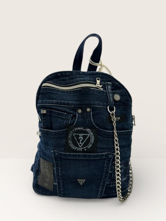 Denim Ruksak „Urban Chain 2“ – Ručni Rad