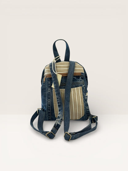 Denim Ruksak „Vintage Pocket“ – Ručni Rad