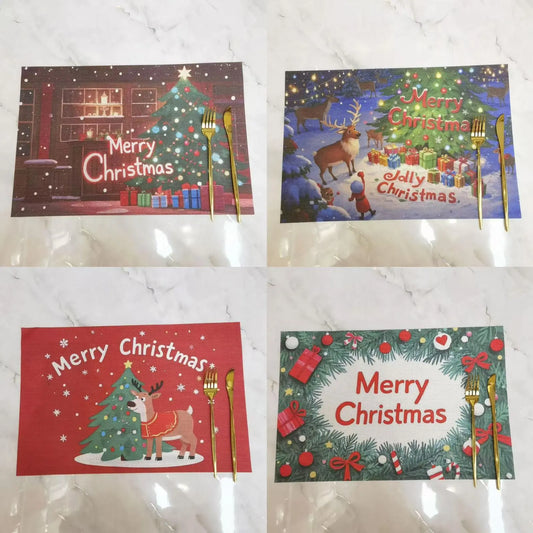 Božićni podmetači za stol – Set 6 kom KIKY STORE