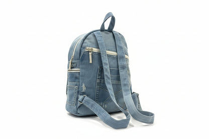 Ruksak od recikliranog trapera „Reborn denim KIKY STORE