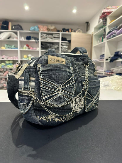 Torba od recikliranog trapera „Almost Famous Denim KIKY STORE