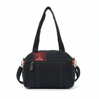 Denim torba “Crni Jeans & Crveni detalji KIKY STORE