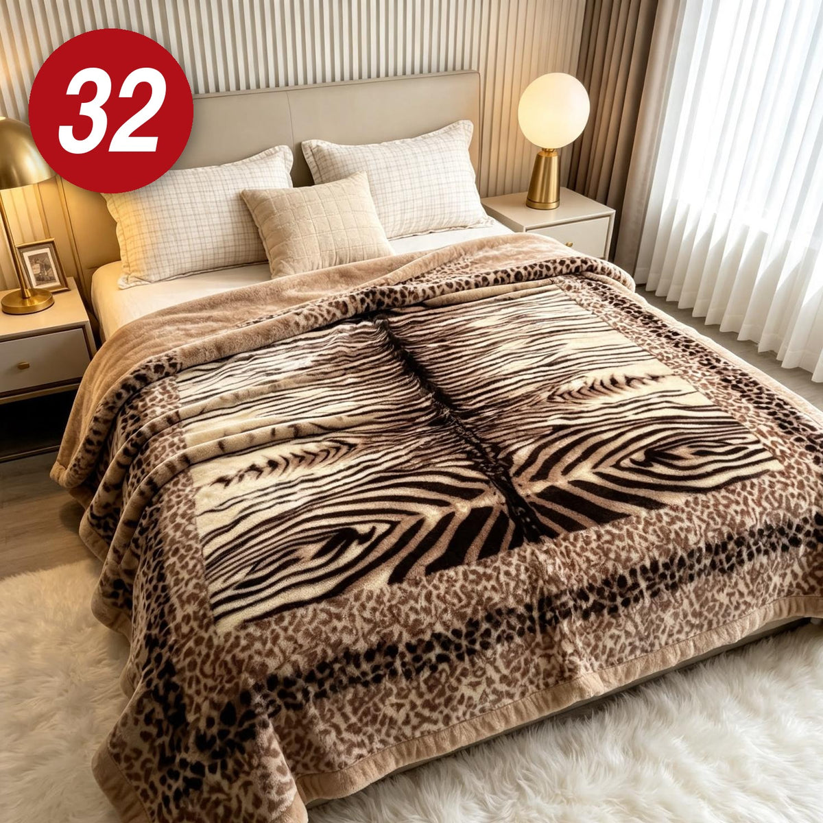 DELUX soft debela deka 200x240cm ( 3 kg )