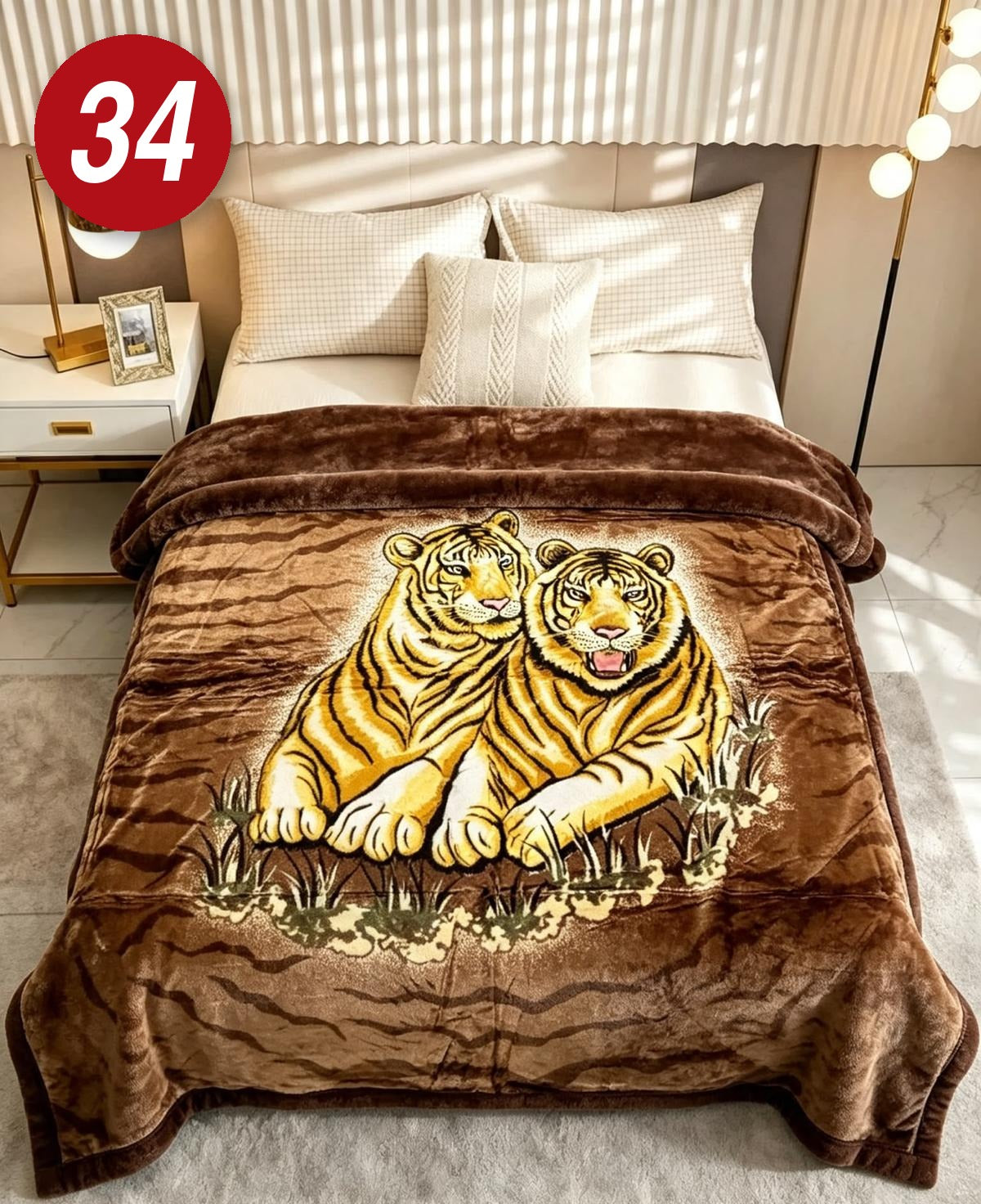 DELUX soft debela deka 200x240cm ( 3 kg )